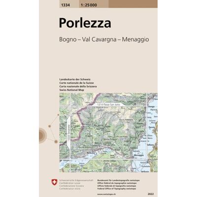 Swisstopo 1 : 25 000 Porlezza Swisstopo 1 : 25 000 Porlezza