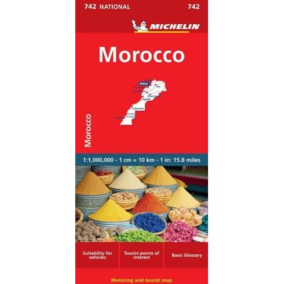 Morocco - Michelin National Map 742 Morocco - Michelin National Map 742
