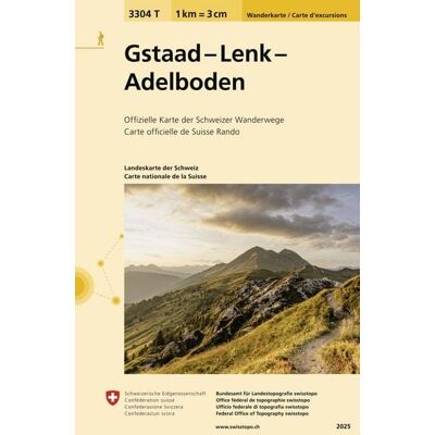 Swisstopo 1 : 33 333 Gstaad - Lenk - Adelboden Swisstopo 1 : 33 333 Gstaad - Lenk - Adelboden