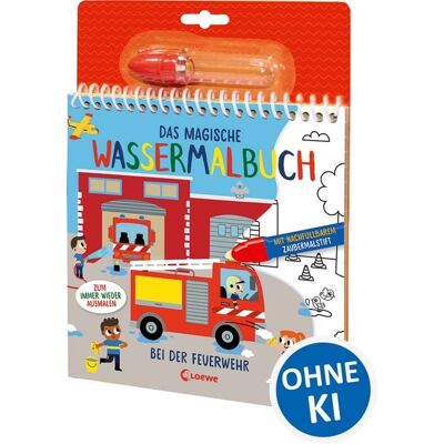 Loewe Das magische Wassermalbuch - Bei der Feuerwehr Loewe Das magische Wassermalbuch - Bei der Feuerwehr