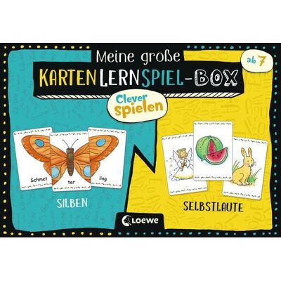 Loewe Clever Spielen - Meine große KartenLernSpiel-Box - Silben/Selbstlaute Loewe Clever Spielen - Meine große KartenLernSpiel-Box - Silben/Selbstlaute