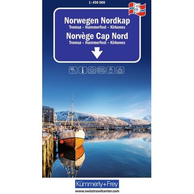 Kümmerly+Frey Regional-Strassenkarte 5 Norwegen Nordkap 1:450.000 Kümmerly+Frey Regional-Strassenkarte 5 Norwegen Nordkap 1:450.000