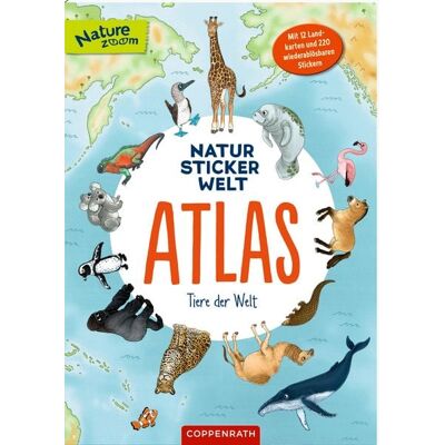 Coppenrath Natur-Stickerwelt - Atlas - Tiere der Welt Coppenrath Natur-Stickerwelt - Atlas - Tiere der Welt