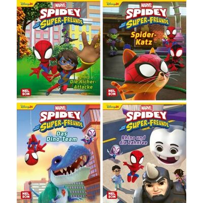 Nelson Mini-Bücher: 4er Spidey und seine Freunde 9-12 Nelson Mini-Bücher: 4er Spidey und seine Freunde 9-12