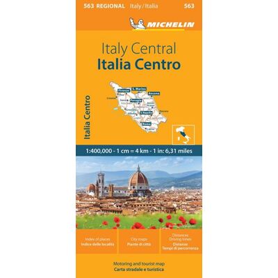 Italy Centre - Michelin Regional Map 563 Italy Centre - Michelin Regional Map 563