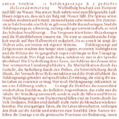 Urs Engeler 11 heldengesänge & 3 gedichte Urs Engeler 11 heldengesänge & 3 gedichte