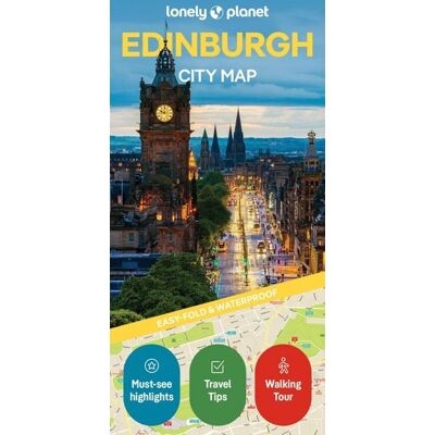 Lonely Planet Edinburgh City Map Lonely Planet Edinburgh City Map
