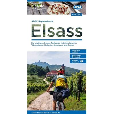 Kompass-Karten BVA ADFC Regionalkarte Elsass 1:75.000 Kompass-Karten BVA ADFC Regionalkarte Elsass 1:75.000