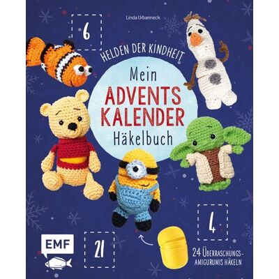 Edition Michael Fischer / EMF Verlag Mein Adventskalender-Häkelbuch: Helden der Kindheit Edition Michael Fischer / EMF Verlag Mein Adventskalender-Häkelbuch: Helden der Kindheit