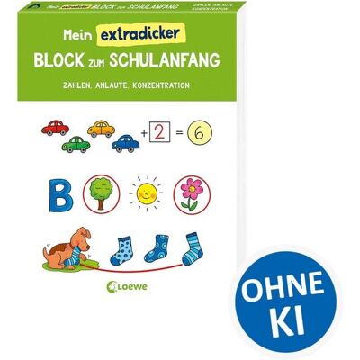 Loewe Mein extradicker Block zum Schulanfang Loewe Mein extradicker Block zum Schulanfang