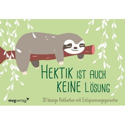 Mvg Hektik ist auch keine Lösung – 20 lässige Postkarten mit Entspannungsgarantie Mvg Hektik ist auch keine Lösung – 20 lässige Postkarten mit Entspannungsgarantie