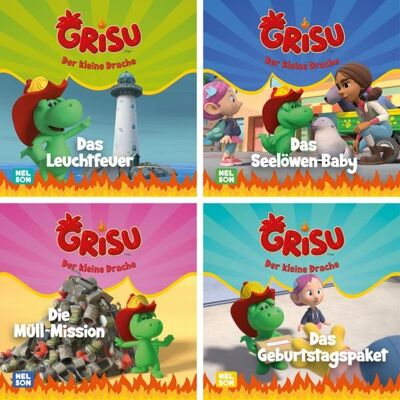 Nelson 4er-Set Maxi-Mini 54: Grisu Nelson 4er-Set Maxi-Mini 54: Grisu