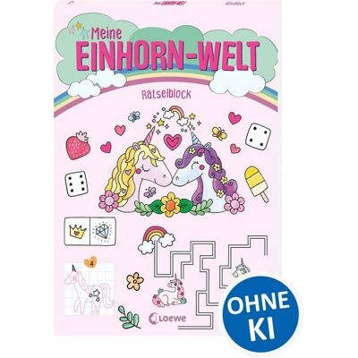 Loewe Meine Einhorn-Welt - Rätselblock Loewe Meine Einhorn-Welt - Rätselblock