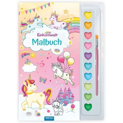 Trötsch Verlag GmbH & Co. KG TRÖTSCH - Malbuch mit Tuschkasten Einhornwelt Trötsch Verlag GmbH & Co. KG TRÖTSCH - Malbuch mit Tuschkasten Einhornwelt