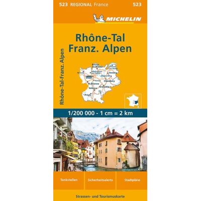 Michelin Rhonetal - Französiche Alpen Michelin Rhonetal - Französiche Alpen