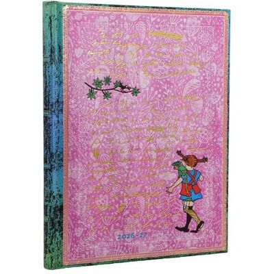 Paperblanks Ltd. 18-Monatskalender 2026 - 2027 Astrid Lindgren, Pippi Langstrumpf Ultra Vertikal Paperblanks Ltd. 18-Monatskalender 2026 - 2027 Astrid Lindgren, Pippi Langstrumpf Ultra Vertikal