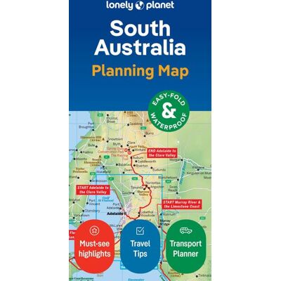 Lonely Planet South Australia Planning Map Lonely Planet South Australia Planning Map