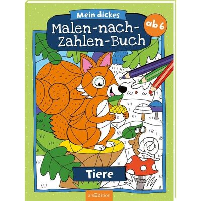 arsedition Mein dickes Malen-nach-Zahlen-Buch – Tiere arsedition Mein dickes Malen-nach-Zahlen-Buch – Tiere