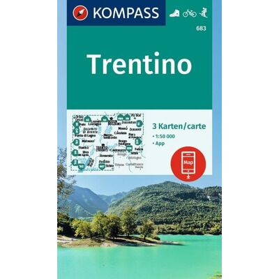 KOMPASS Freytag & Berndt KOMPASS Wanderkarten-Set 683 Trentino (3 Karten) 1:50.000 KOMPASS Freytag & Berndt KOMPASS Wanderkarten-Set 683 Trentino (3 Karten) 1:50.000