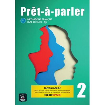 Klett Sprachen GmbH Prêt-à-parler 2 A2 - Édition hybride Klett Sprachen GmbH Prêt-à-parler 2 A2 - Édition hybride