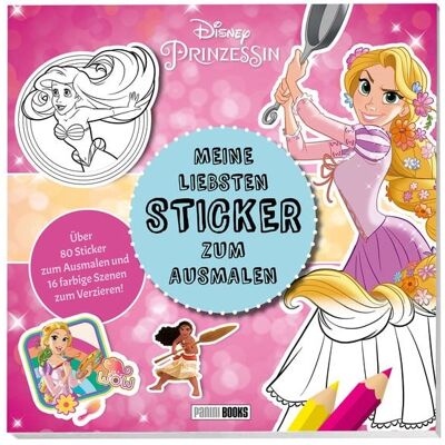 Panini Disney Prinzessin: Meine liebsten Sticker zum Ausmalen Panini Disney Prinzessin: Meine liebsten Sticker zum Ausmalen