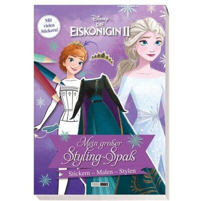 Panini Disney Die Eiskönigin 2: Mein großer Styling-Spaß: Stickern, Malen, Stylen Panini Disney Die Eiskönigin 2: Mein großer Styling-Spaß: Stickern, Malen, Stylen
