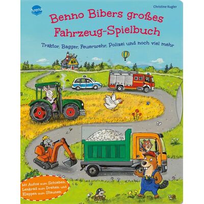 Arena Benno Bibers großes Fahrzeug-Spielbuch. Traktor, Bagger, Feuerwehr, Polizei und noch viel mehr Arena Benno Bibers großes Fahrzeug-Spielbuch. Traktor, Bagger, Feuerwehr, Polizei und noch viel mehr