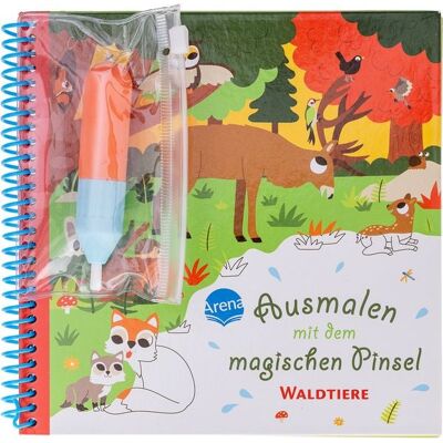 Arena Ausmalen mit dem magischen Pinsel. Waldtiere Arena Ausmalen mit dem magischen Pinsel. Waldtiere