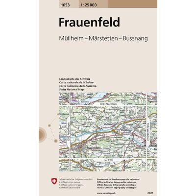 Swisstopo 1 : 25 000 Frauenfeld Swisstopo 1 : 25 000 Frauenfeld
