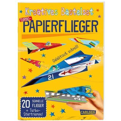 Carlsen Bastelset für Kinder: Kreatives Bastelset: Turbo-Papierflieger Carlsen Bastelset für Kinder: Kreatives Bastelset: Turbo-Papierflieger