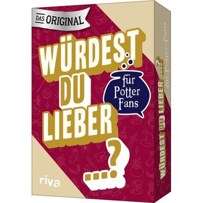 Riva Würdest du lieber …? – Die Edition für Potter-Fans Riva Würdest du lieber …? – Die Edition für Potter-Fans