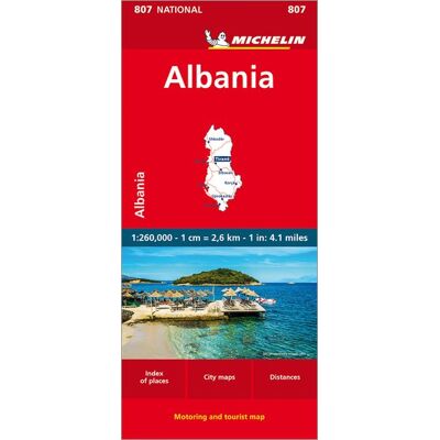 Michelin: Michelin Map Albania Michelin: Michelin Map Albania