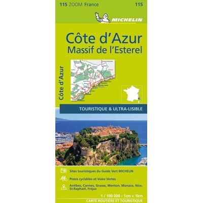MICHELIN French Riviera, Esterel - Zoom Map 115 MICHELIN French Riviera, Esterel - Zoom Map 115