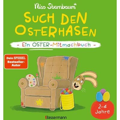 Bassermann Such den Osterhasen. Ein Oster-Mitmachbuch. Zum Schütteln, Schaukeln, Pusten, Klopfen und sehen, was dann passiert. Von 2 bis 4 Jahren Bassermann Such den Osterhasen. Ein Oster-Mitmachbuch. Zum Schütteln, Schaukeln, Pusten, Klopfen und sehen, was dann passiert. Von 2 bis 4 Jahren