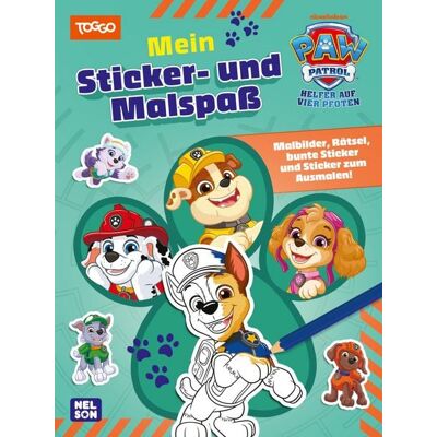 Nelson PAW Patrol Mitmachbuch: Mein Sticker- und Malspaß Nelson PAW Patrol Mitmachbuch: Mein Sticker- und Malspaß