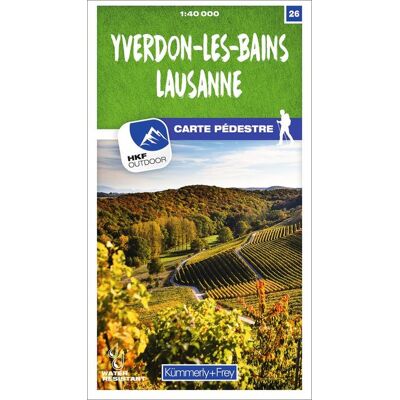 Kümmerly+Frey Yverdon-les-Bains - Lausanne 26 Wanderkarte 1:40 000 matt Kümmerly+Frey Yverdon-les-Bains - Lausanne 26 Wanderkarte 1:40 000 matt