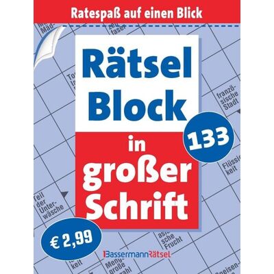 Bassermann Rätselblock in großer Schrift 133 Bassermann Rätselblock in großer Schrift 133