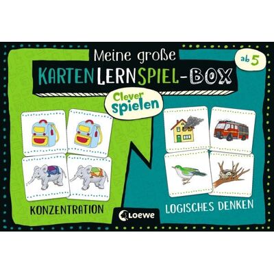 Loewe Clever spielen - Meine große KartenLernSpiel-Box - Konzentration/Logisches Denken Loewe Clever spielen - Meine große KartenLernSpiel-Box - Konzentration/Logisches Denken