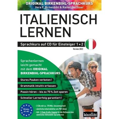 Klarsicht Verlag Italienisch lernen für Einsteiger 1+2 (ORIGINAL BIRKENBIHL) Klarsicht Verlag Italienisch lernen für Einsteiger 1+2 (ORIGINAL BIRKENBIHL)