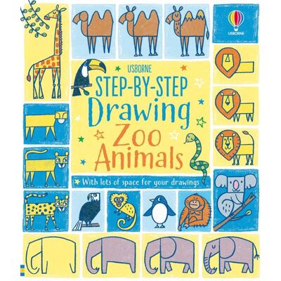 Usborne Step-by-step Drawing Zoo Animals Usborne Step-by-step Drawing Zoo Animals
