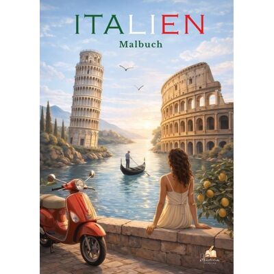 Dhamma Verlag ITALIEN Malbuch für Erwachsene mit 50 wunderschönen Ausmalmotiven Dhamma Verlag ITALIEN Malbuch für Erwachsene mit 50 wunderschönen Ausmalmotiven