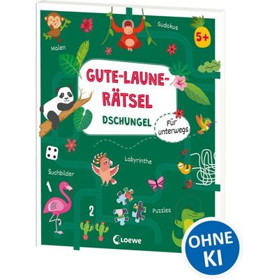 Loewe Gute-Laune-Rätsel für unterwegs - Dschungel Loewe Gute-Laune-Rätsel für unterwegs - Dschungel