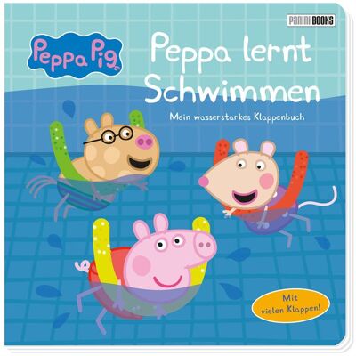 Panini Peppa Pig: Peppa lernt Schwimmen - Mein wasserstarkes Klappenbuch Panini Peppa Pig: Peppa lernt Schwimmen - Mein wasserstarkes Klappenbuch