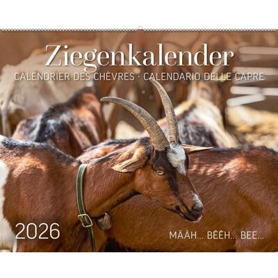 Weber Verlag AG Ziegenkalender / Calendrier des chèvres / Calendario delle capre 2026 Weber Verlag AG Ziegenkalender / Calendrier des chèvres / Calendario delle capre 2026