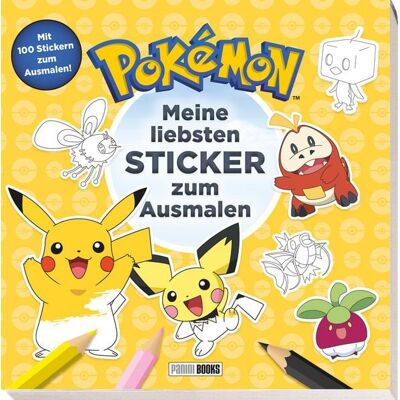 Panini Pokémon: Meine liebsten Sticker zum Ausmalen Panini Pokémon: Meine liebsten Sticker zum Ausmalen