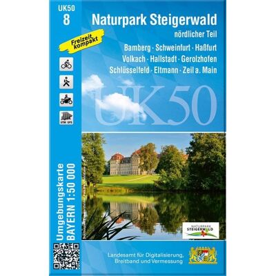 Landesamt für Digitalisierung, Breitband und Vermessung, Bayern UK50-8 Naturpark Steigerwald, nördlicher Teil Landesamt für Digitalisierung, Breitband und Vermessung, Bayern UK50-8 Naturpark Steigerwald, nördlicher Teil