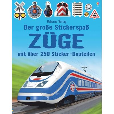 Usborne Der große Stickerspaß: Züge Usborne Der große Stickerspaß: Züge