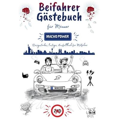 Tolino Media "Macho Power" - Beifahrer Gästebuch für Männer Tolino Media "Macho Power" - Beifahrer Gästebuch für Männer