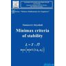 Ibidem Modern Mathematics for Engineers I. The Minimax Criterion for Stability