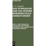 De Gruyter Wie können die Gymnasien und höhern Bürgerschulen wieder mehr erziehend werden?